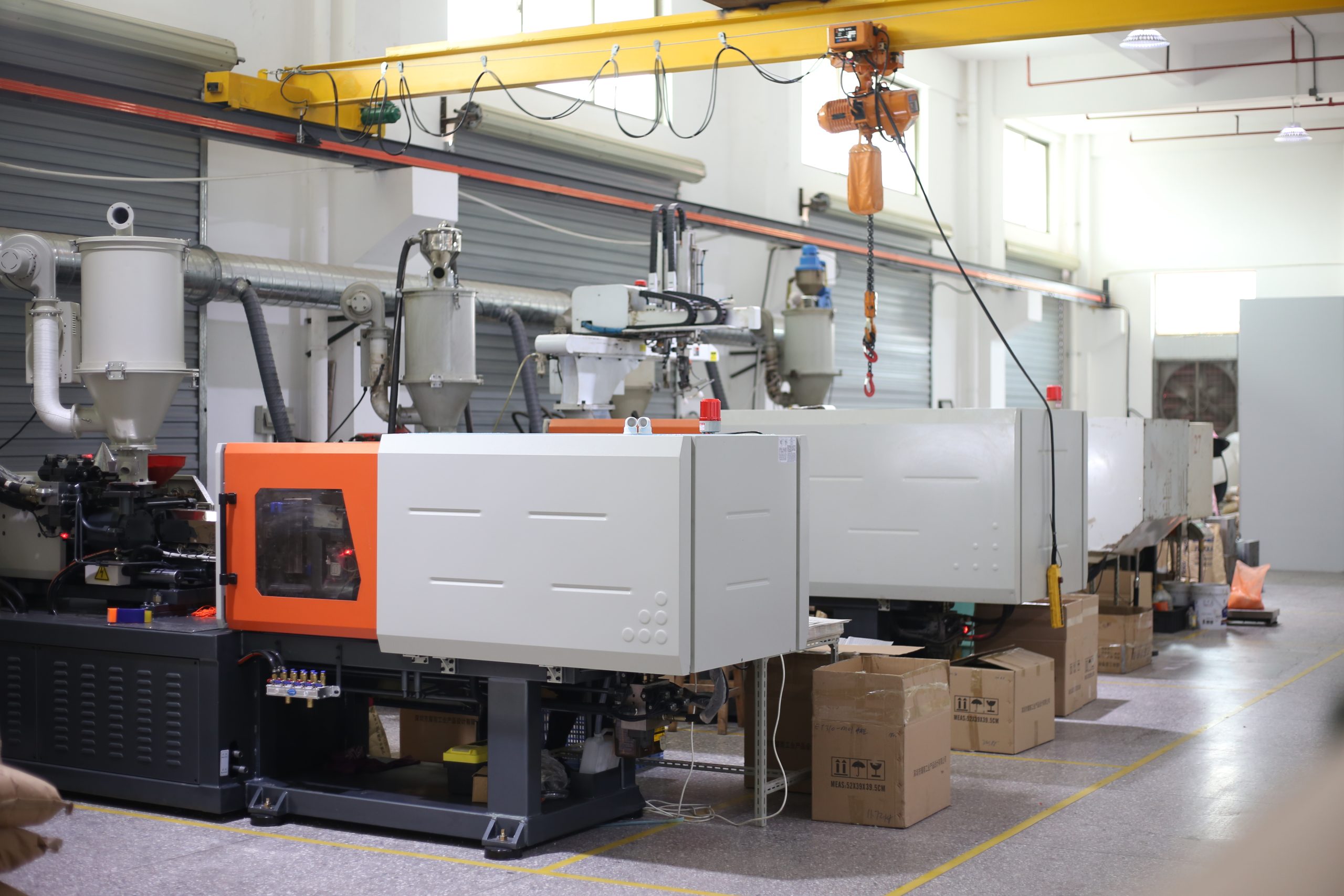 Plastic injection moulding workshop